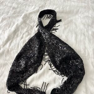 Robin Piccone Black Sequin Wrap